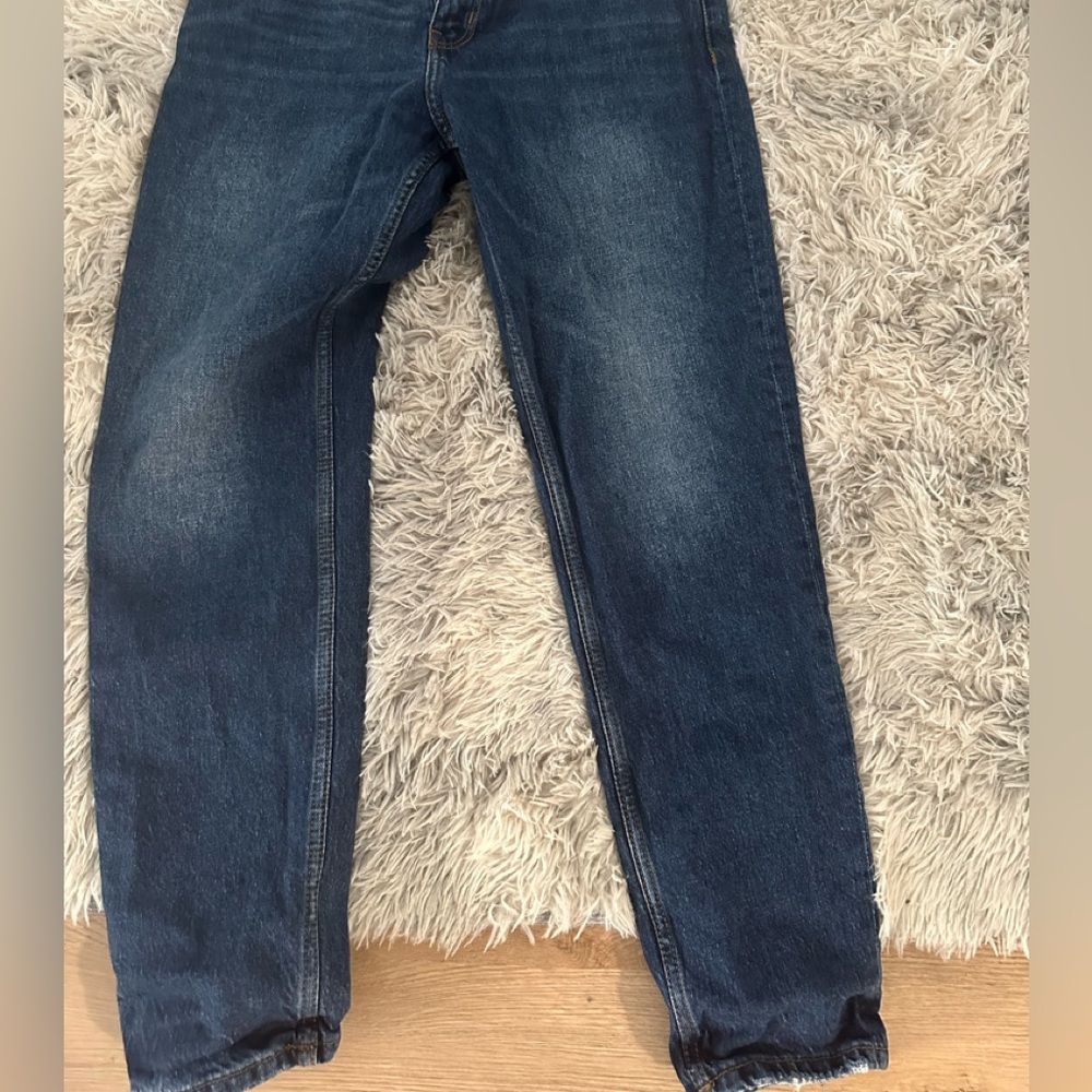 Mango Mom Blue Jeans Euro Size 38 Worn once